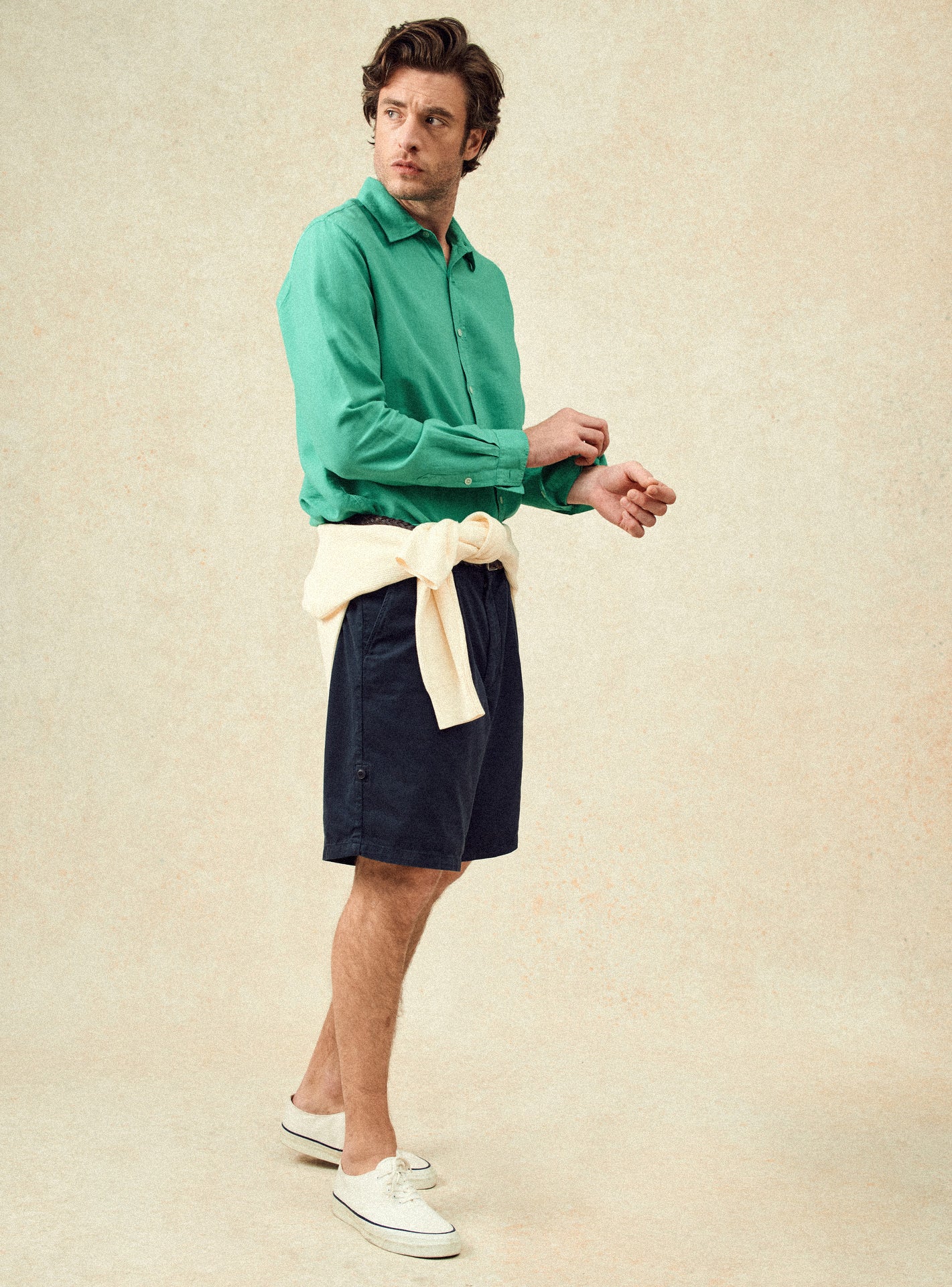 Chemise en coton Balibaris - Robin Emeraude