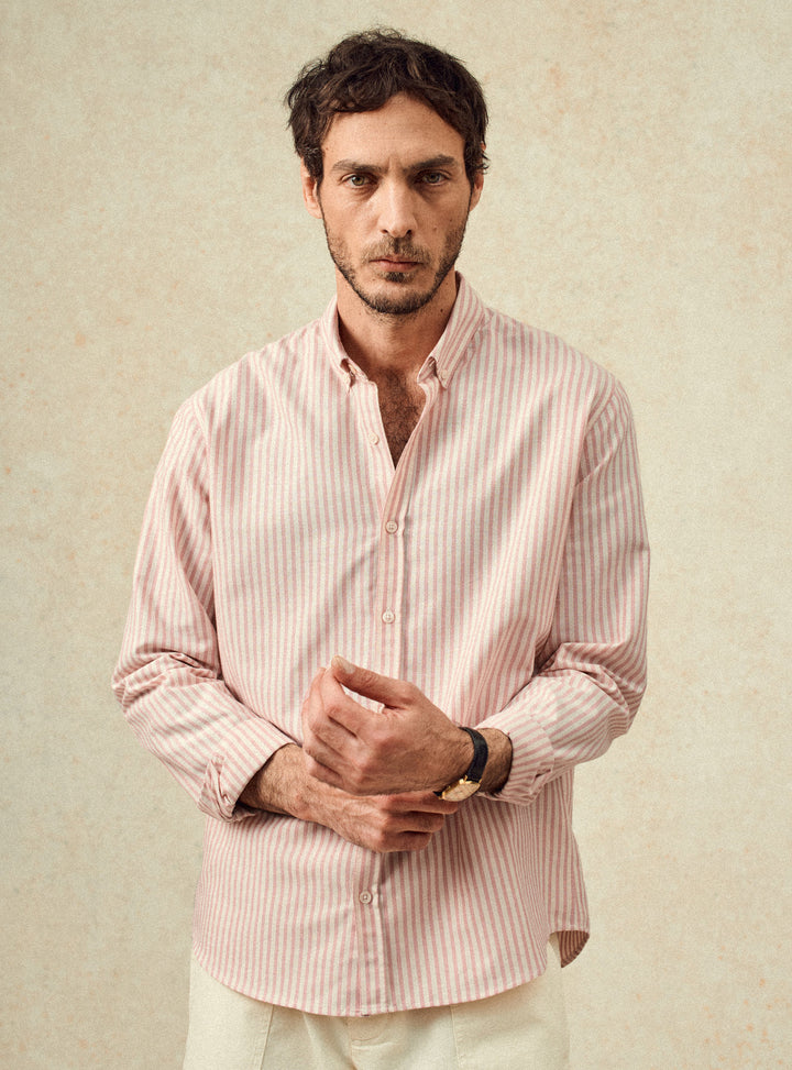 Chemise College Ecru/Rosette