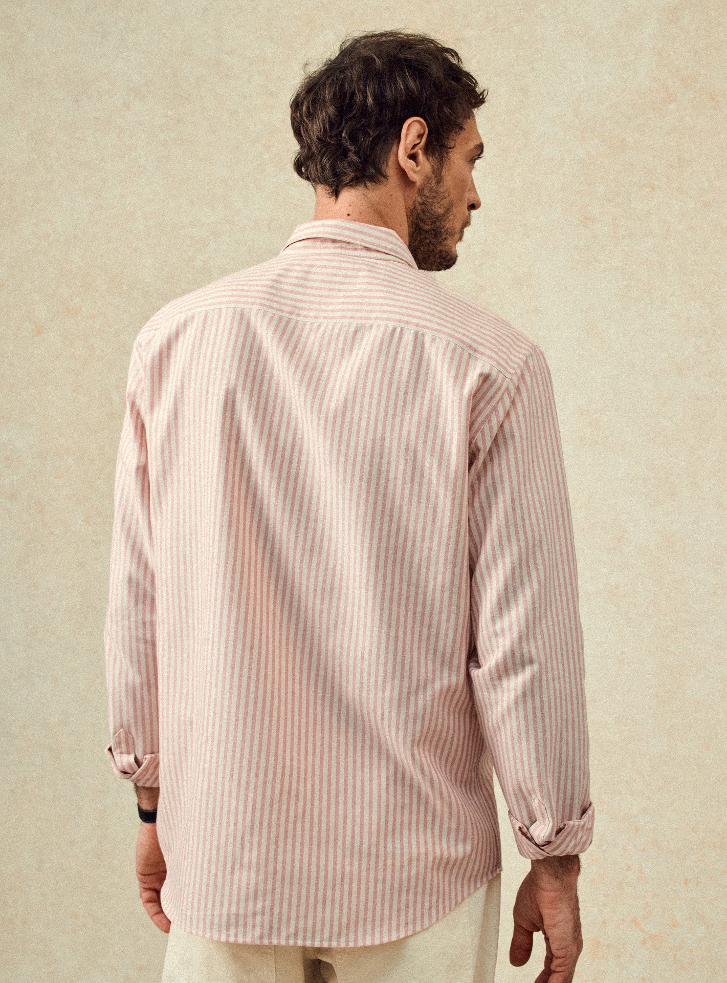 Chemise ecru en coton Balibaris - College