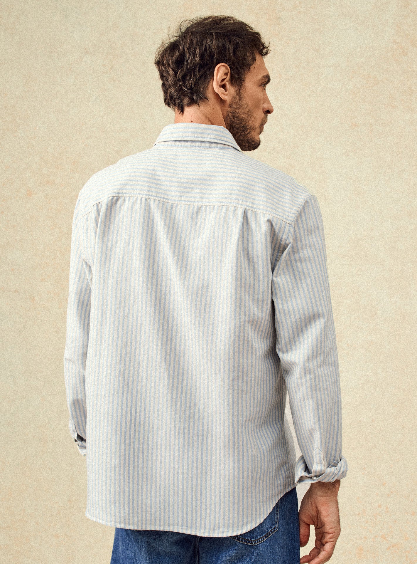 Chemise ecru en coton Balibaris - Robin
