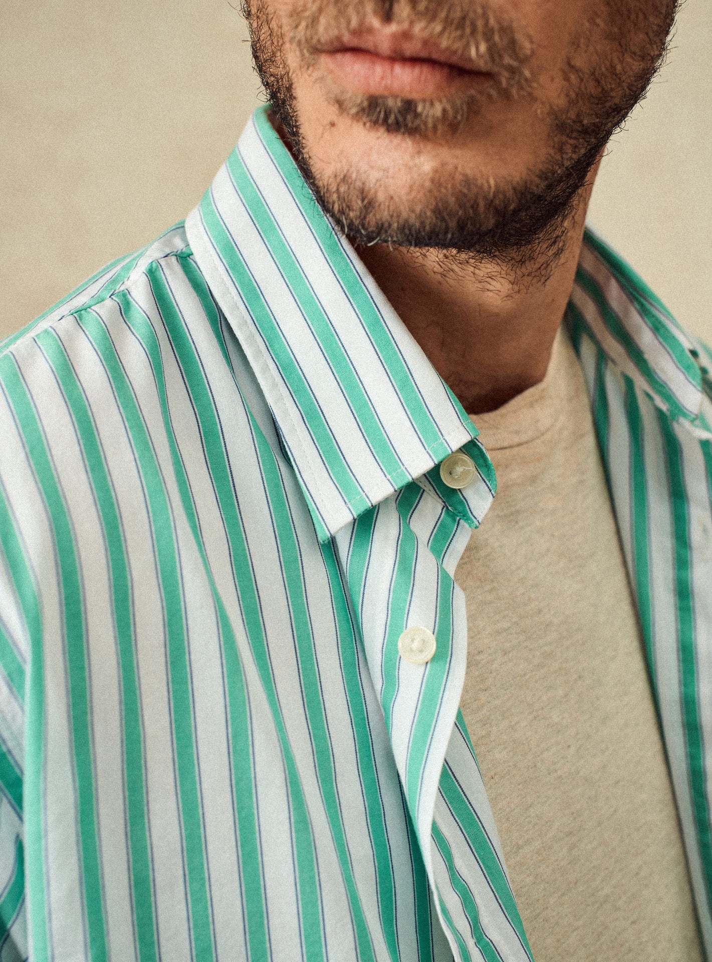 Chemise ecru en coton Balibaris - Robin