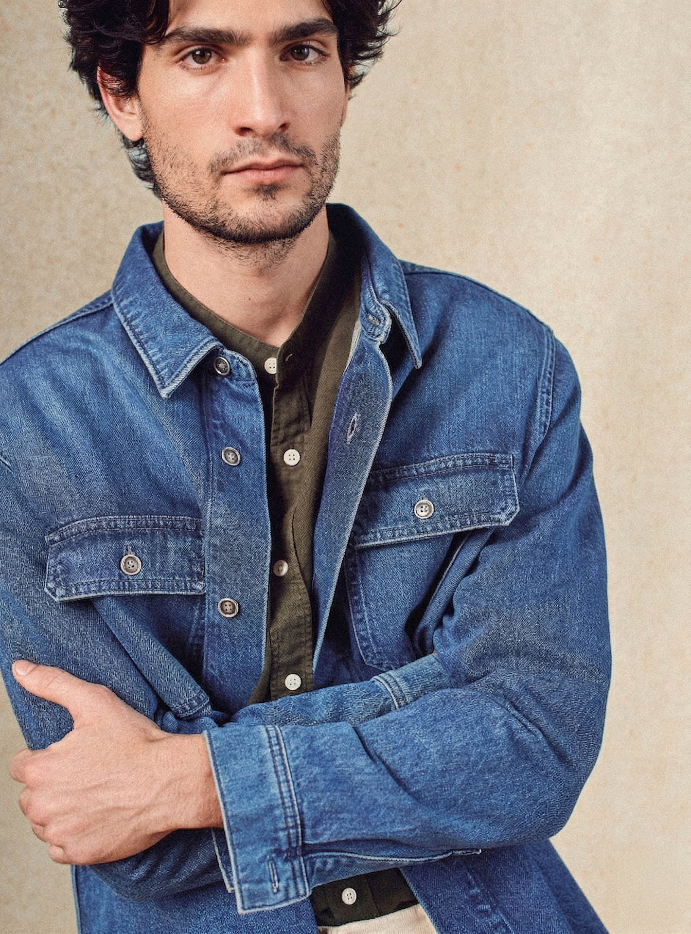 Chemise en coton Balibaris - Gareth Avocat - Plan taille
