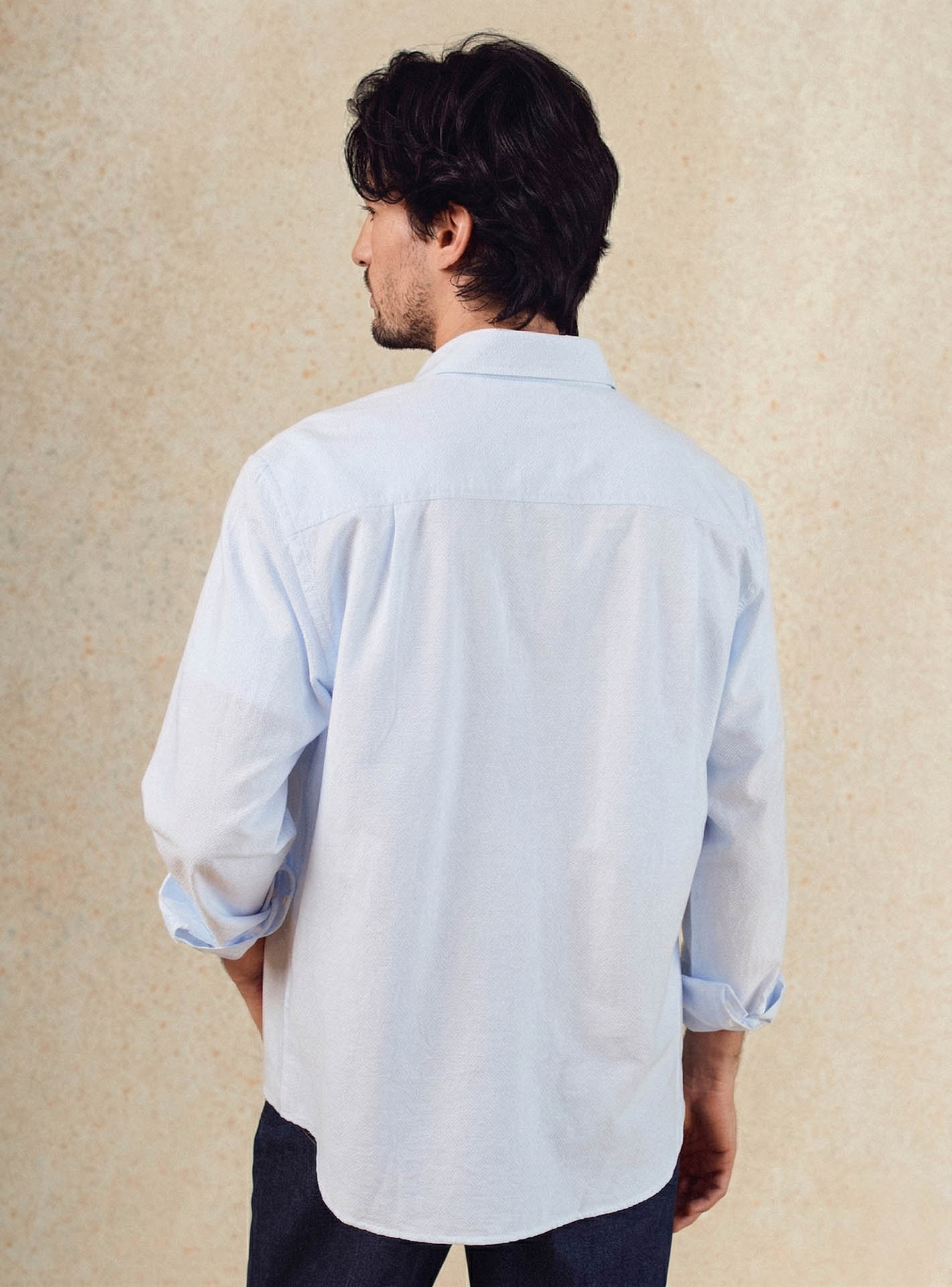 Chemise cloud en coton Balibaris - Robin - Plan taille