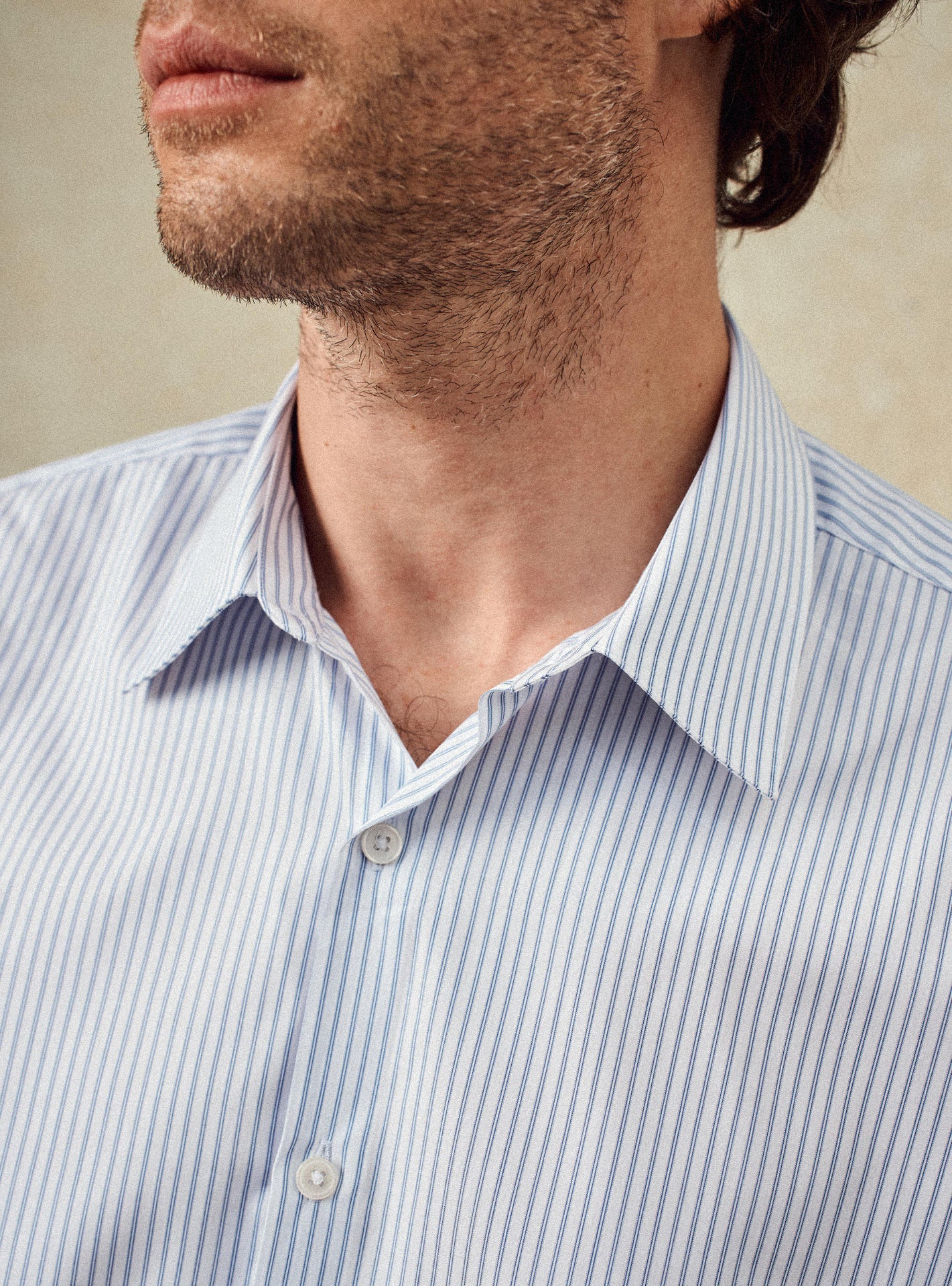 Chemise ciel en coton Balibaris - Jake