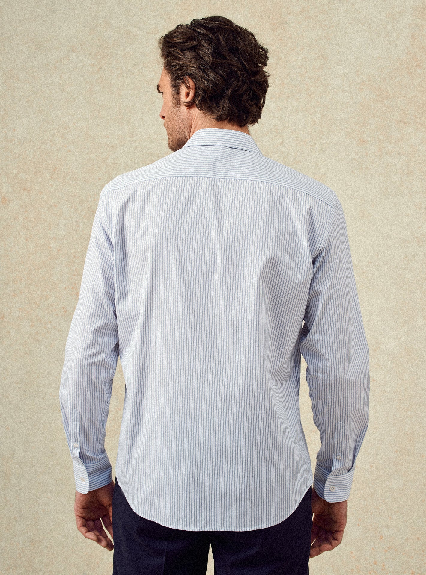 Chemise Jake Ciel/White-4