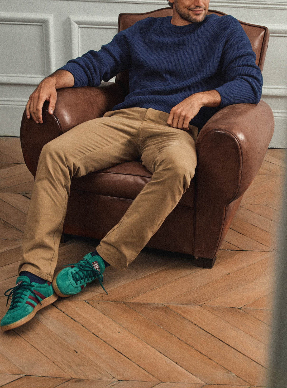 Chino beige en coton Balibaris - Paul