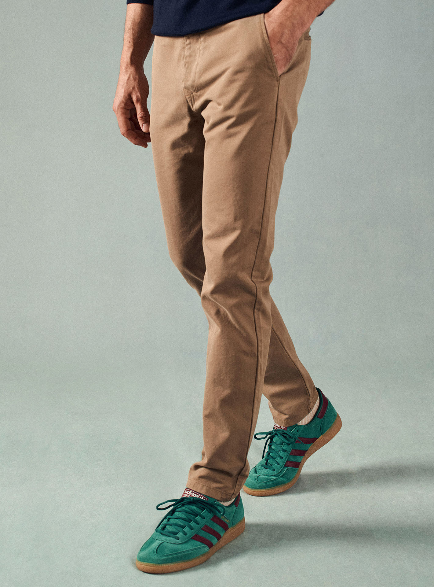 Charles Sienna Beige Chinos-1