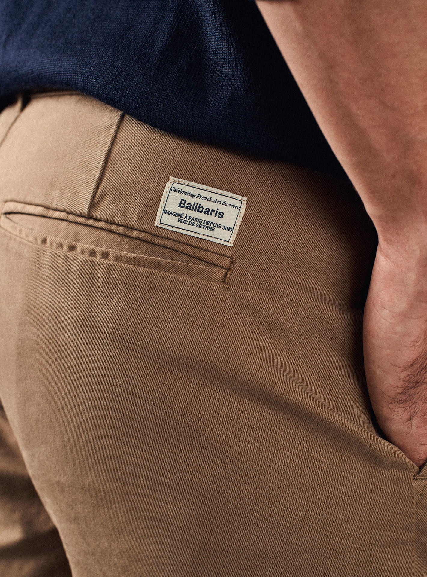 Charles Sienna Beige Chinos-3