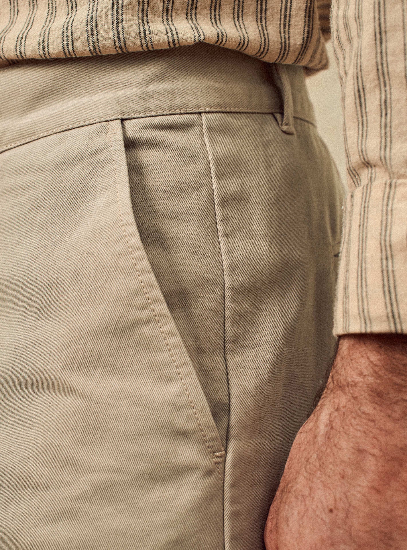Chino beige en coton Balibaris - Paul