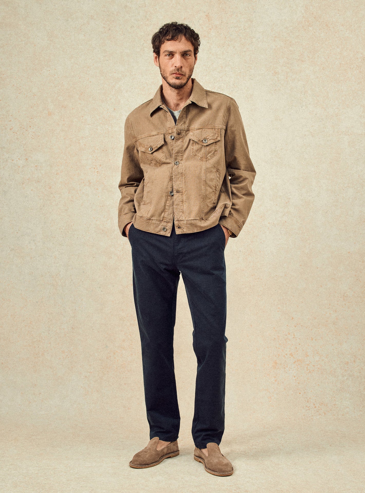 Chino navy en coton Balibaris - Paul