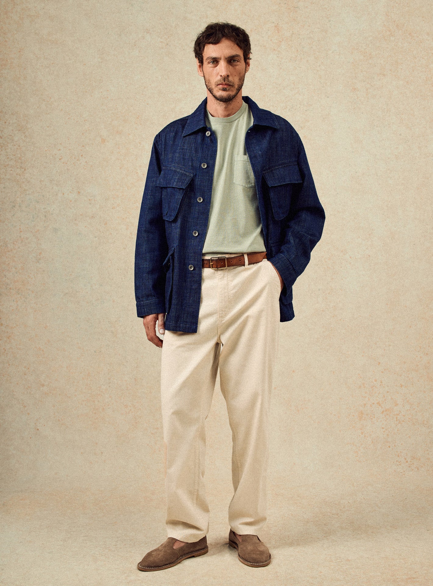 Chino en coton Balibaris - Ulysse Brume