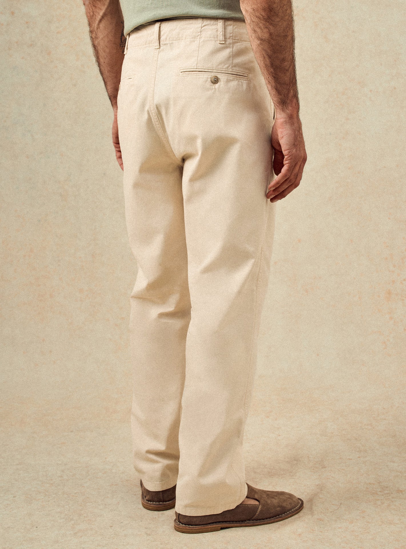 Chino en coton Balibaris - Ulysse Brume - Plan taille