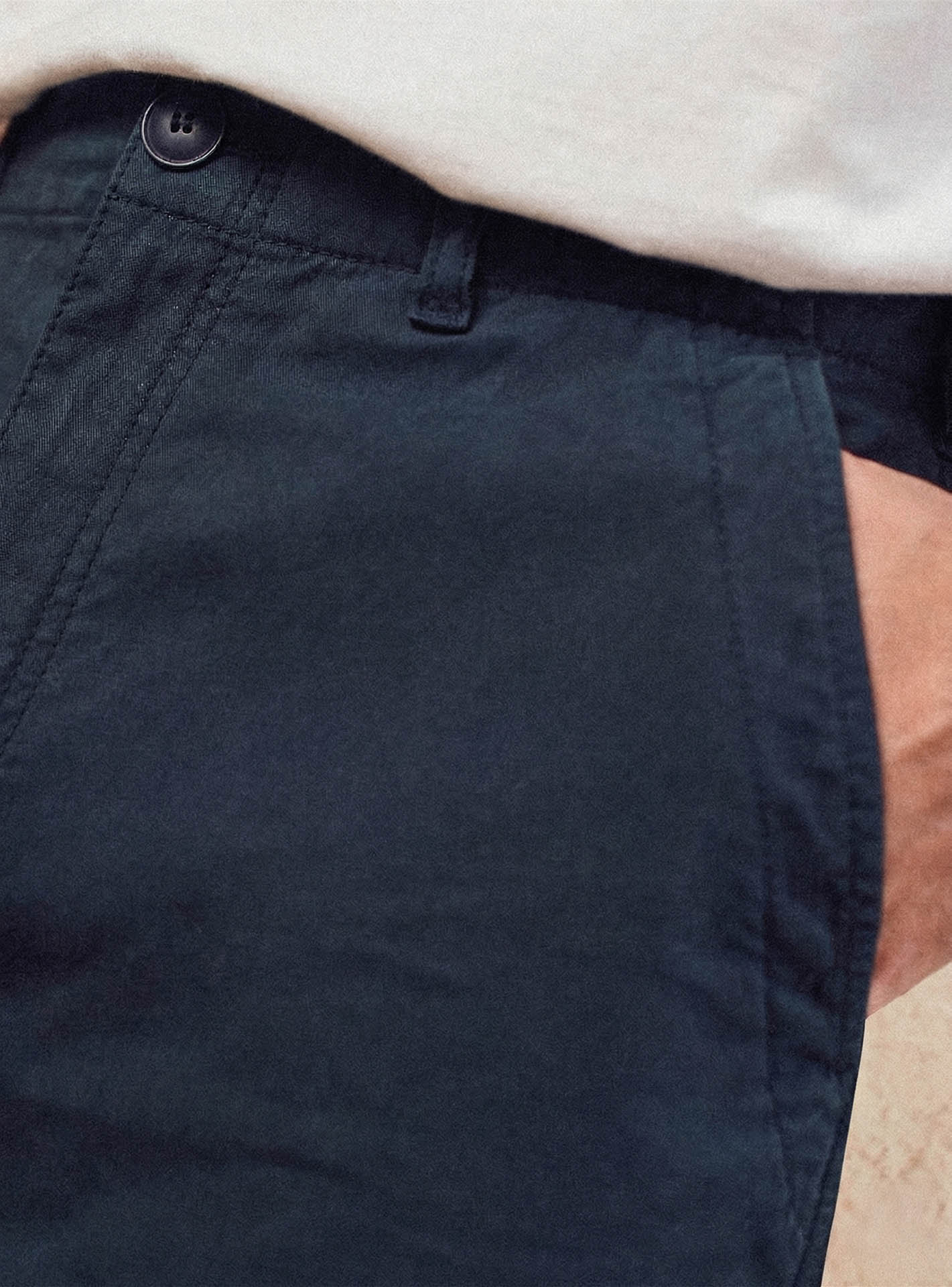 Chino navy en coton Balibaris - Ulysse