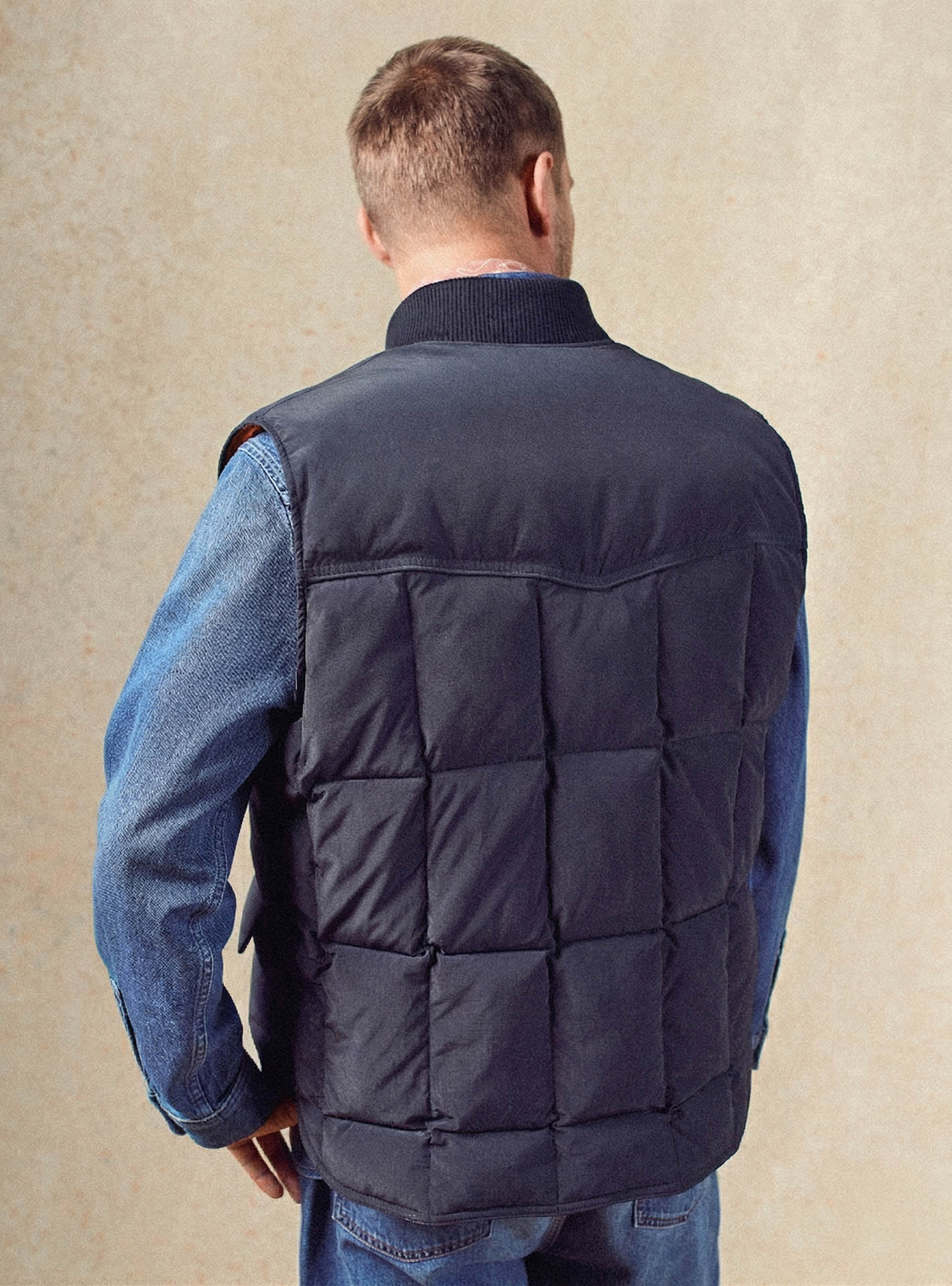 Doudoune navy Balibaris - Arnold - Plan taille