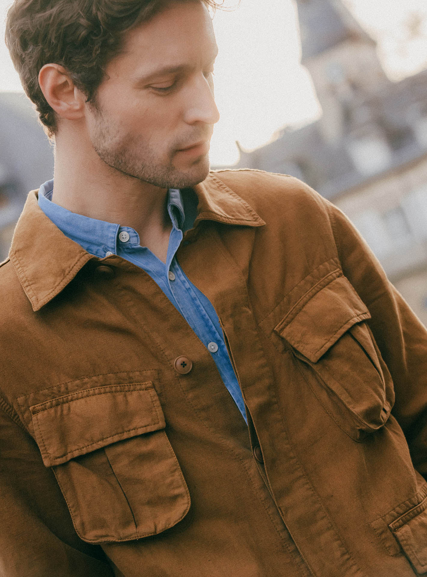 Blouson Aliocha Brun-7