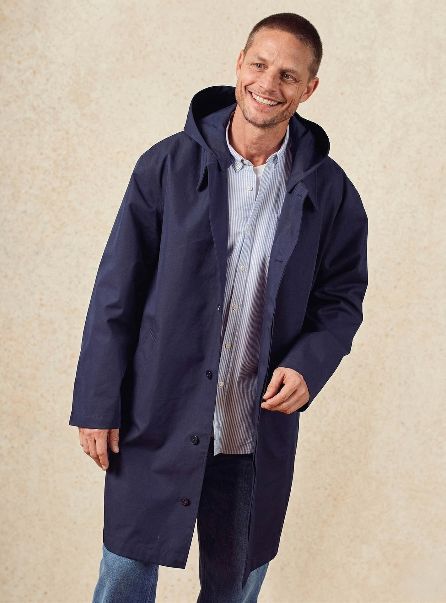 Imperméable Hadrien Navy-1