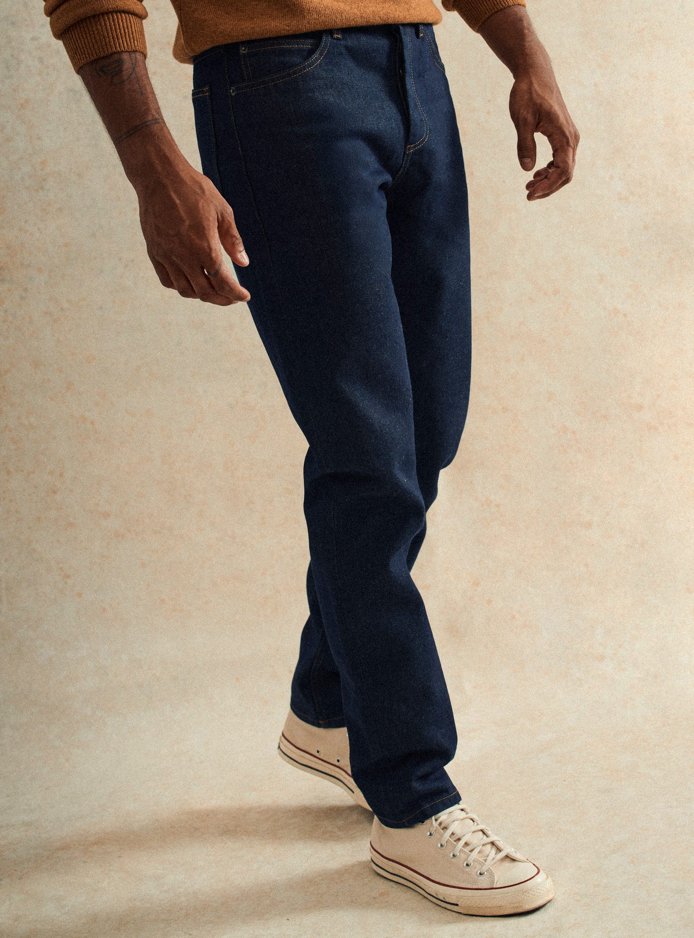 Jean en coton Balibaris - Leo Brut - Plan taille