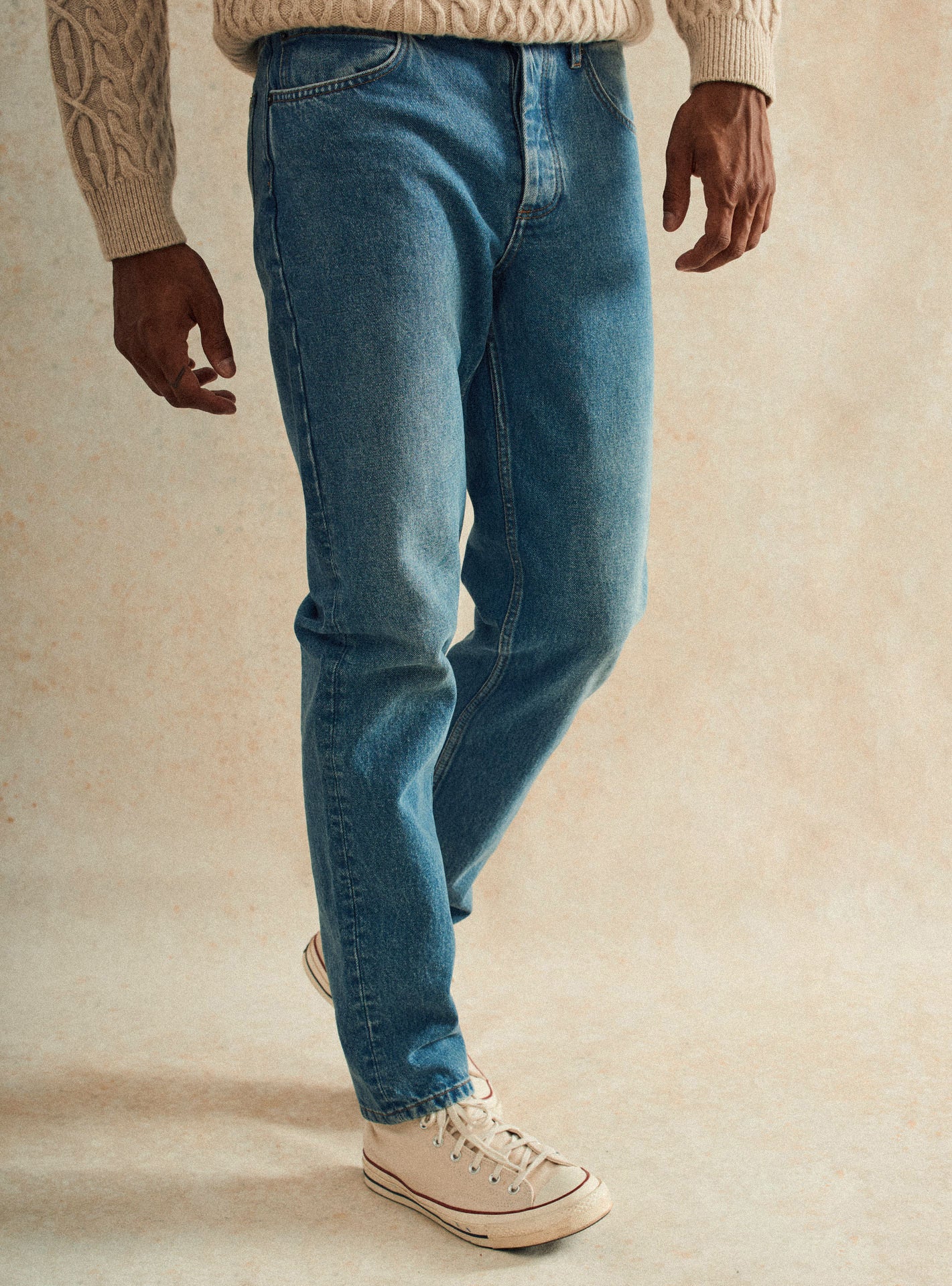 Jean en coton Balibaris - Leo Double Stone - Plan taille