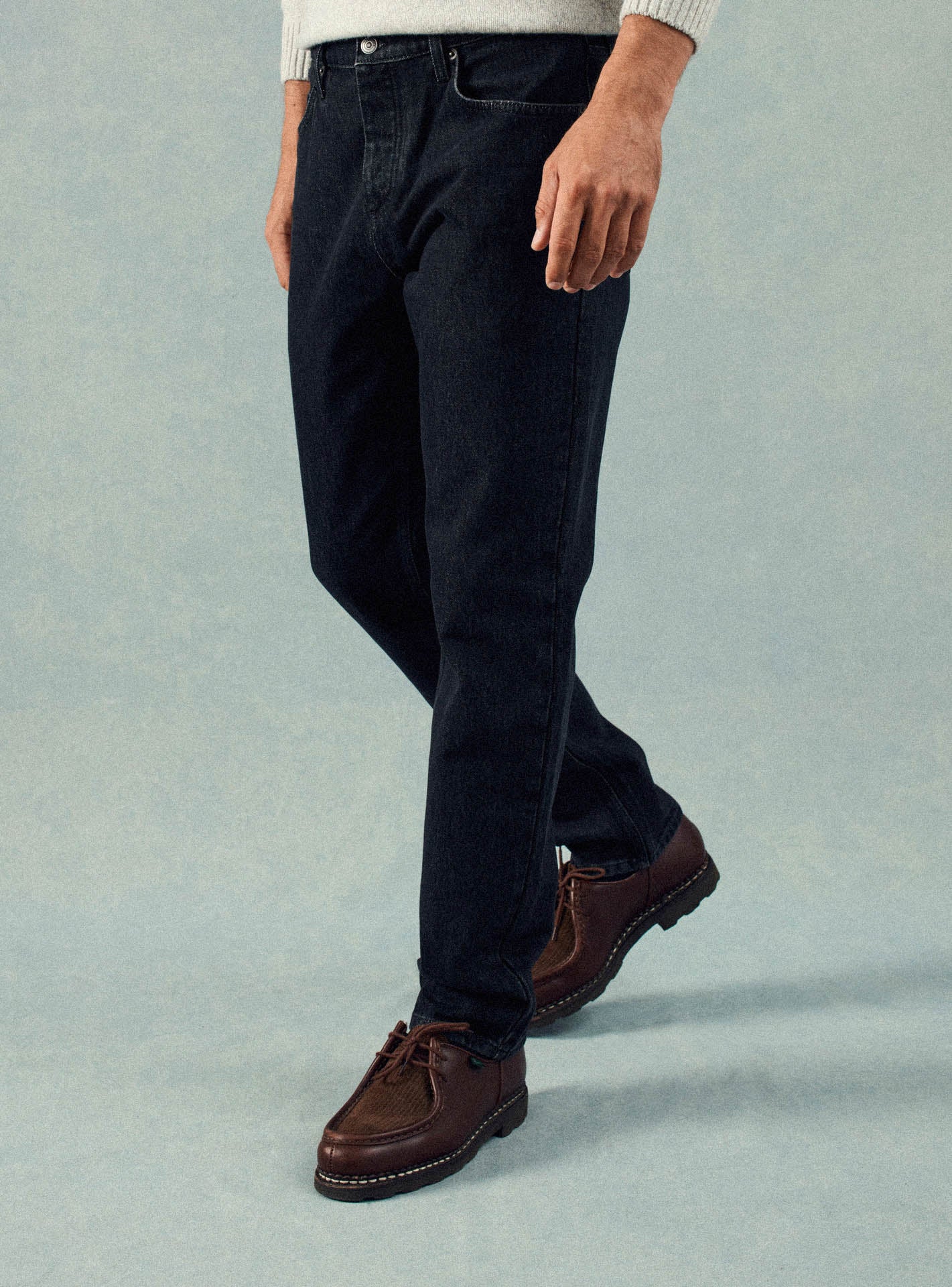 Jean en coton Balibaris - Joe Black Washed - Plan taille