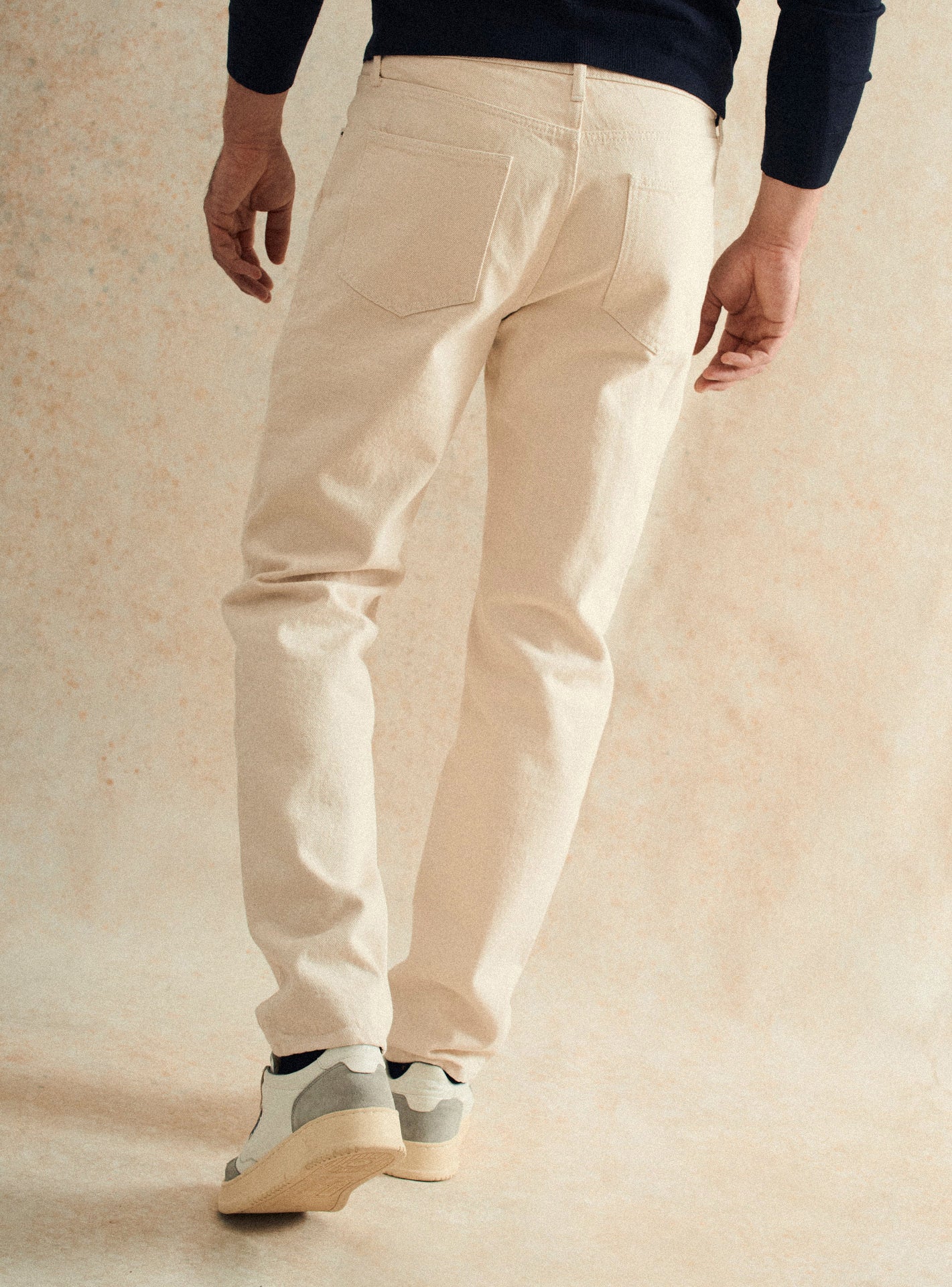 Jean ecru en coton Balibaris - Joe - Plan taille