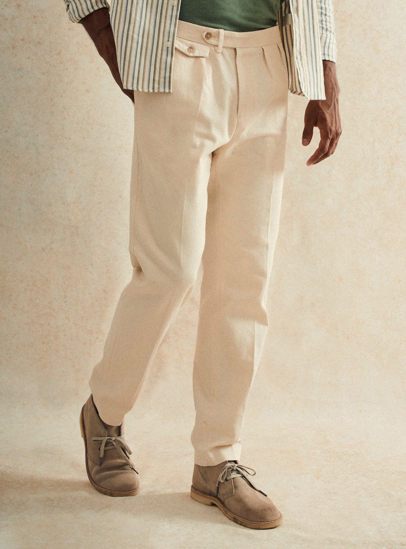Pantalon Balibaris - Covent Off White - Plan taille