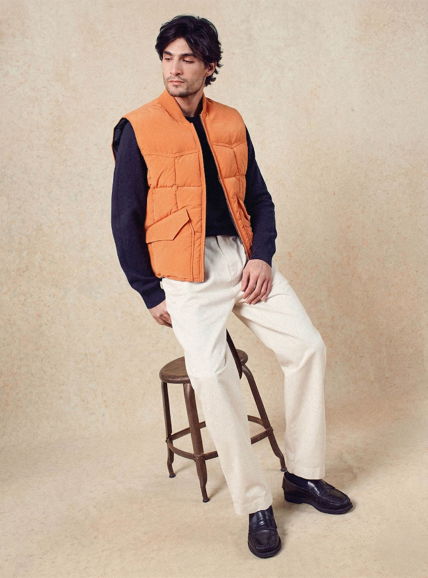 Pantalon ecru en coton Balibaris - Clyde
