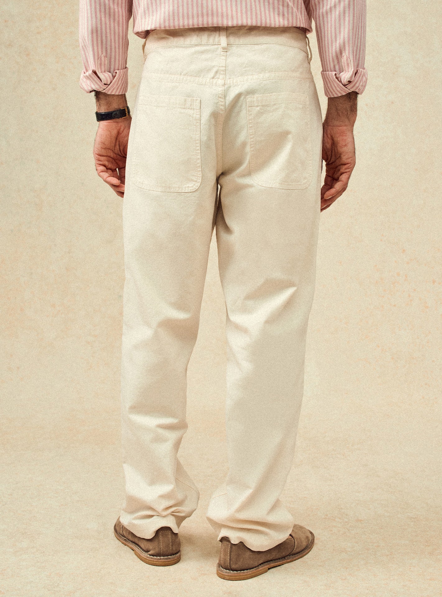 Pantalon Marc Ecru-5