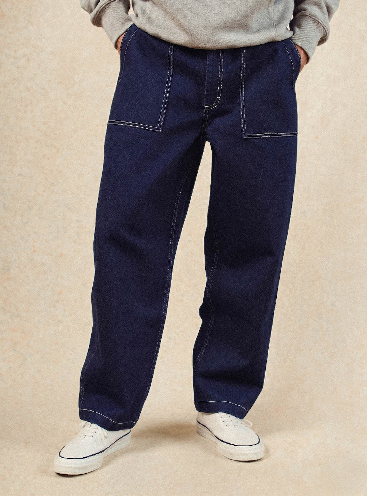 Pantalon en coton Balibaris - Java Brut - Plan taille