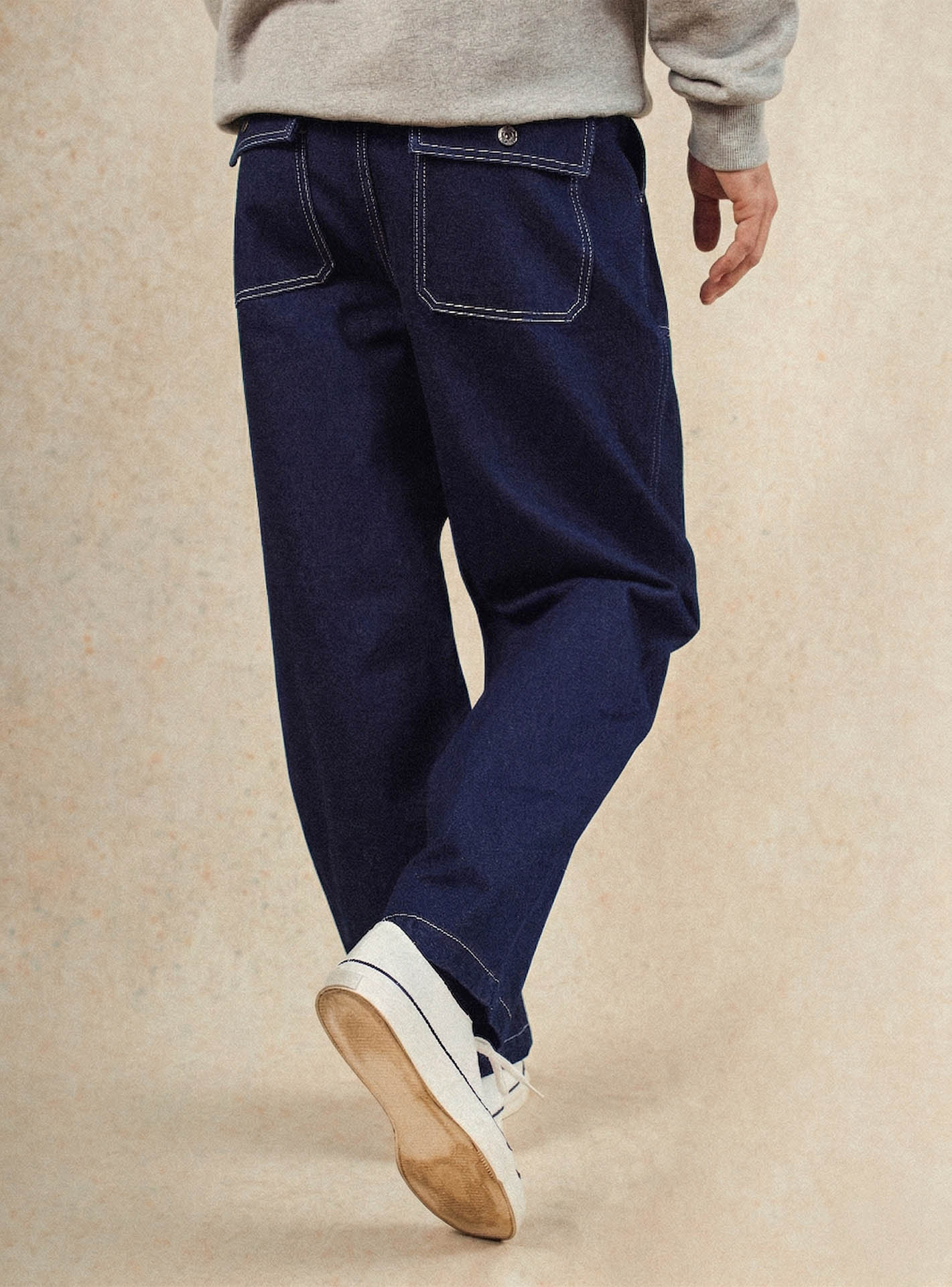 Pantalon en coton Balibaris - Java Brut - Plan taille