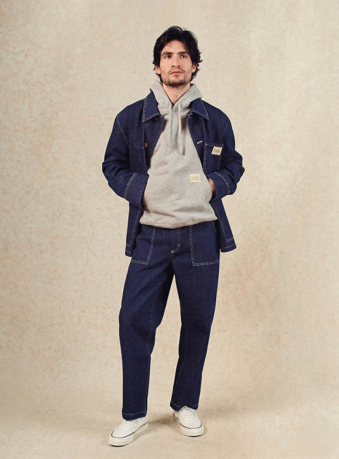 Pantalon en coton Balibaris - Java Brut