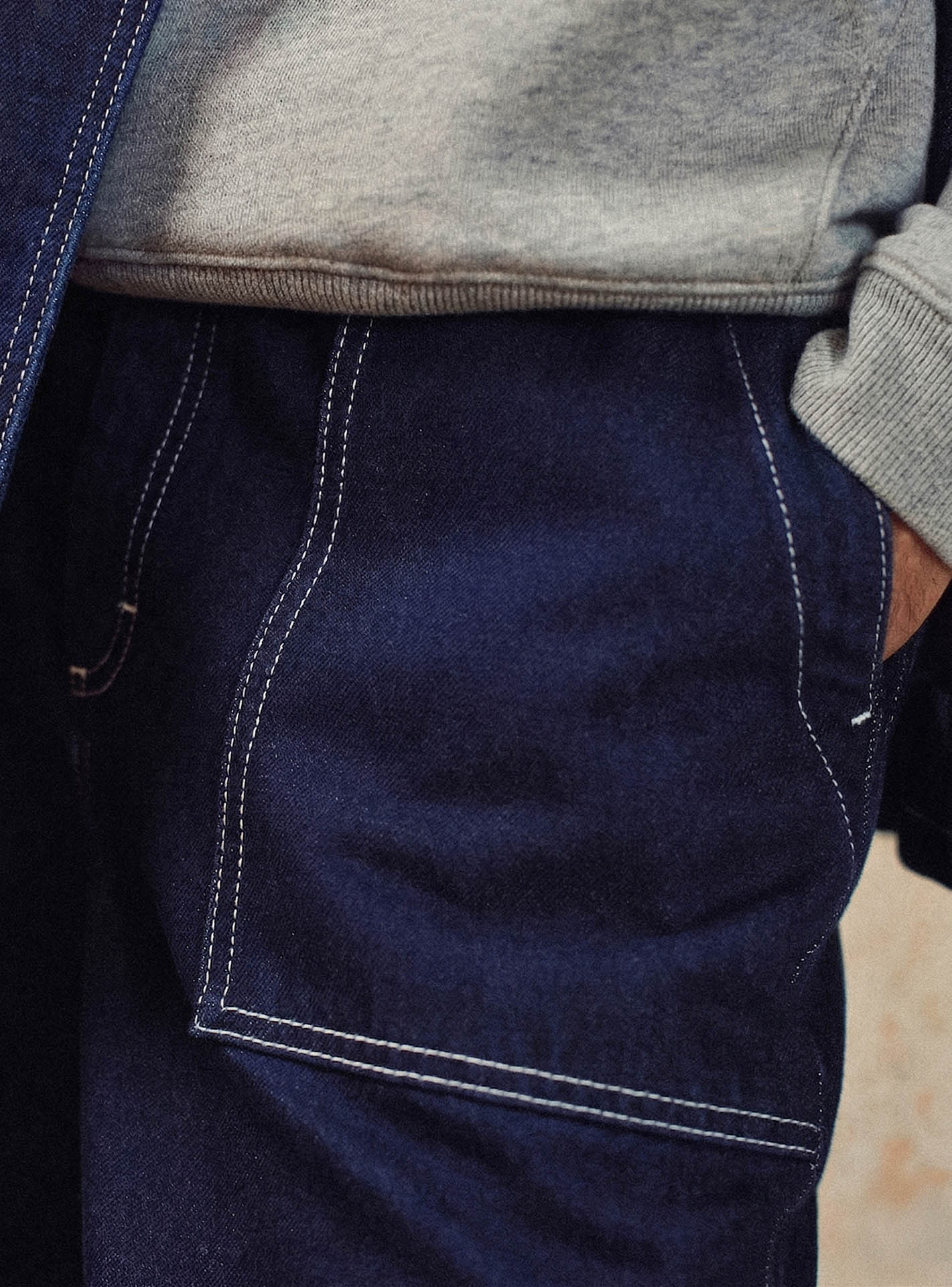 Pantalon en coton Balibaris - Java Brut