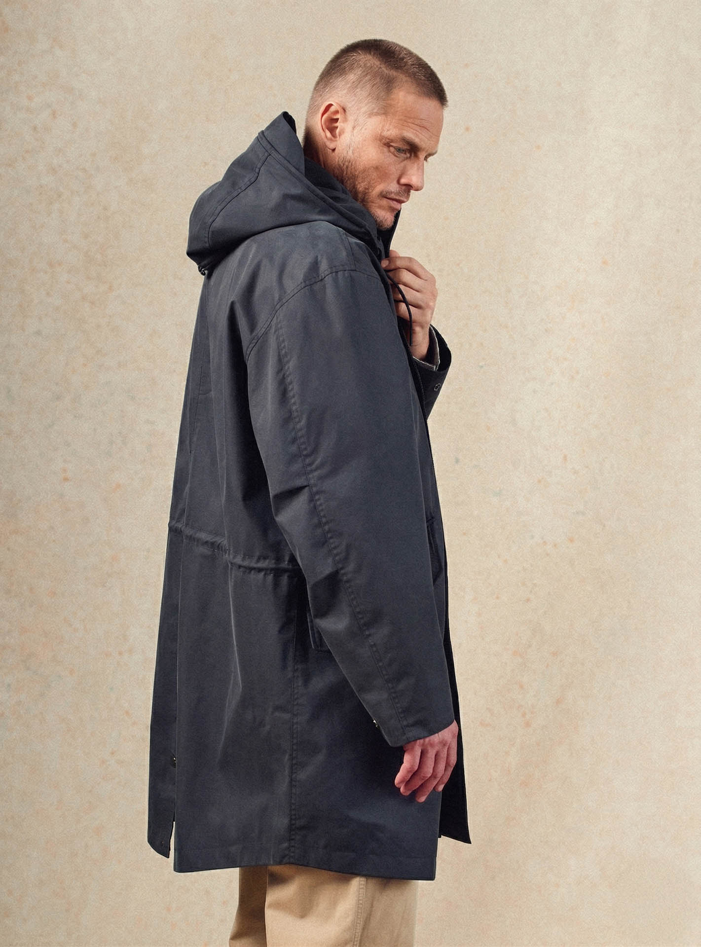 Parka anthracite Balibaris - Wilton - Plan taille