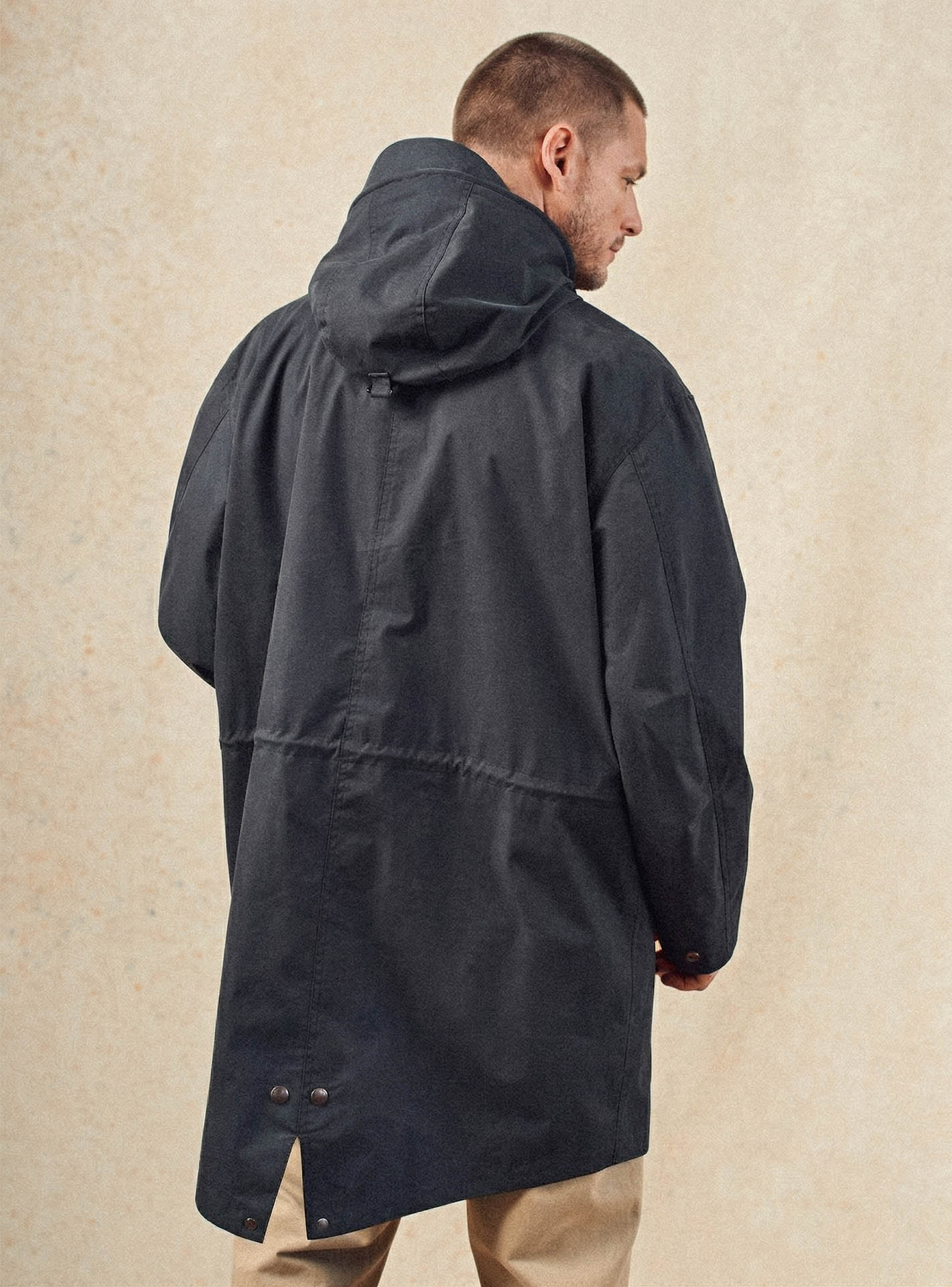 Parka anthracite Balibaris - Wilton - Plan taille