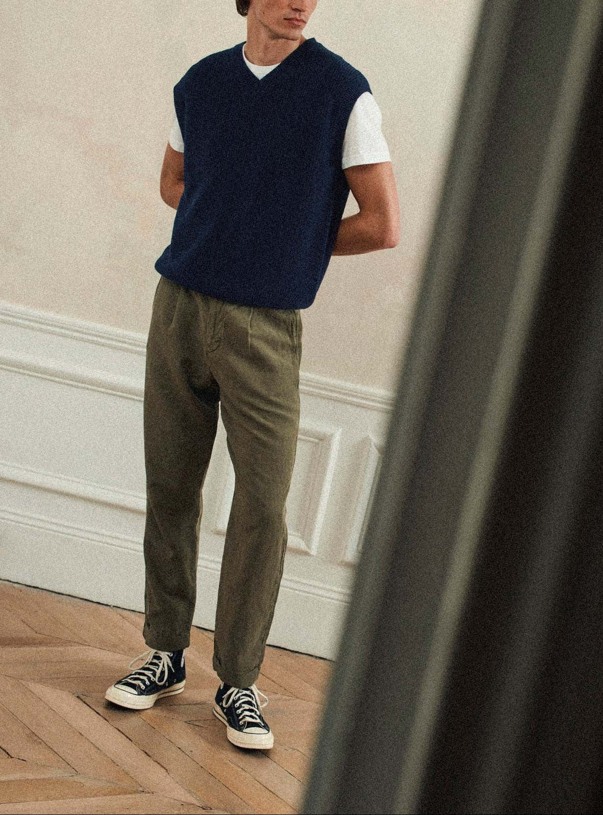 Pull navy en coton Balibaris - Tomer
