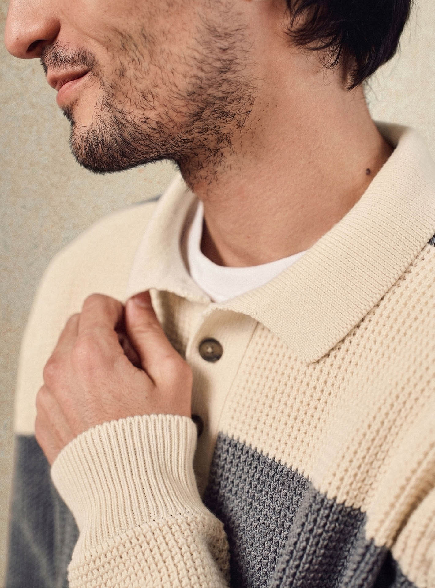 Pull Grant Grey/Ecru-3
