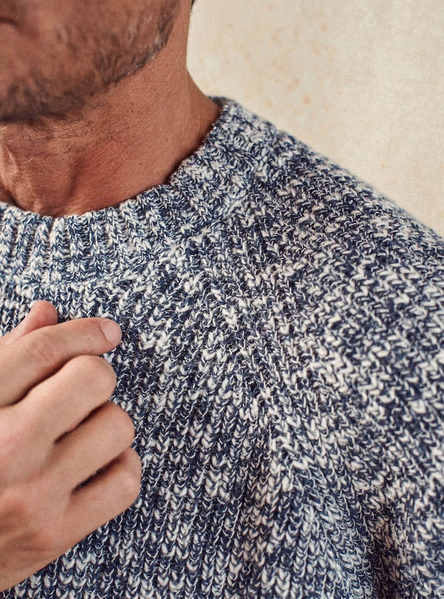 Pull Berne Navy/Ecru-2