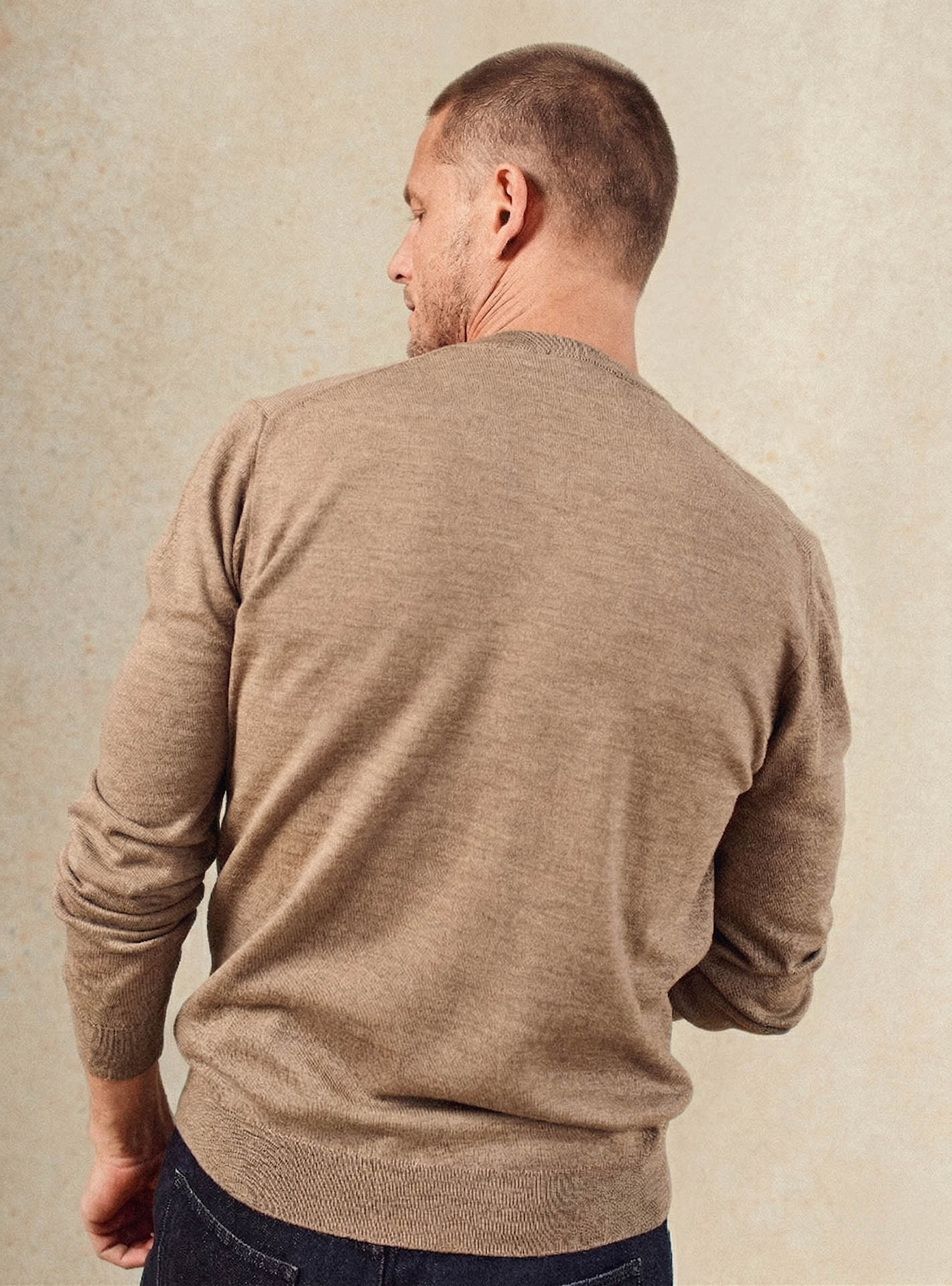 Pull en laine Balibaris - Noliti Seigle - Plan taille