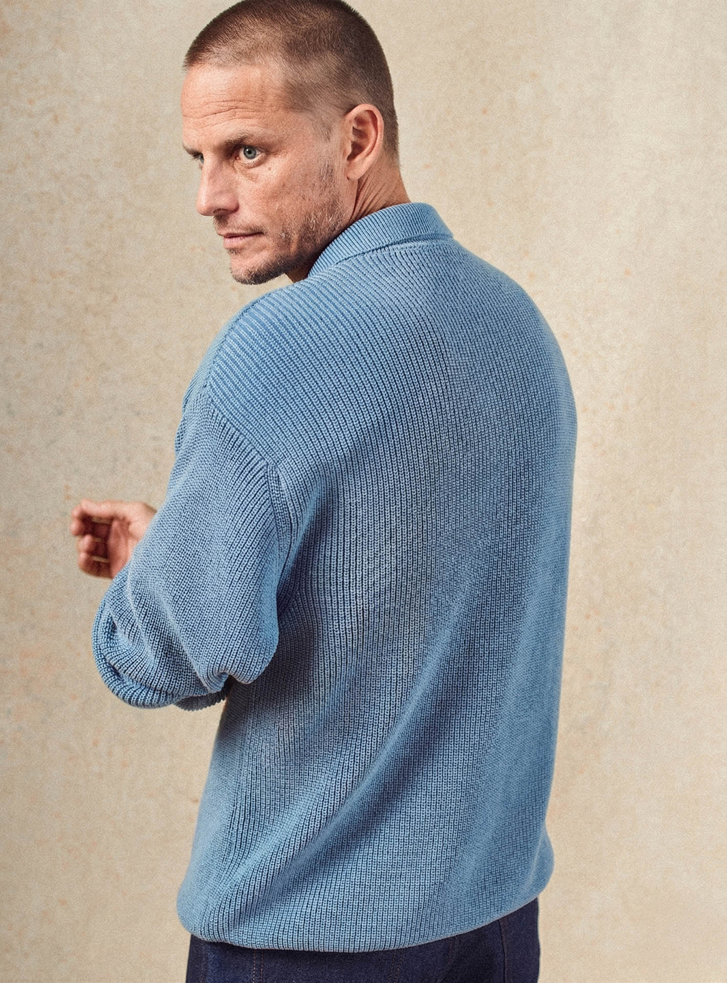 Pull en coton Balibaris - Noro Océan - Plan taille