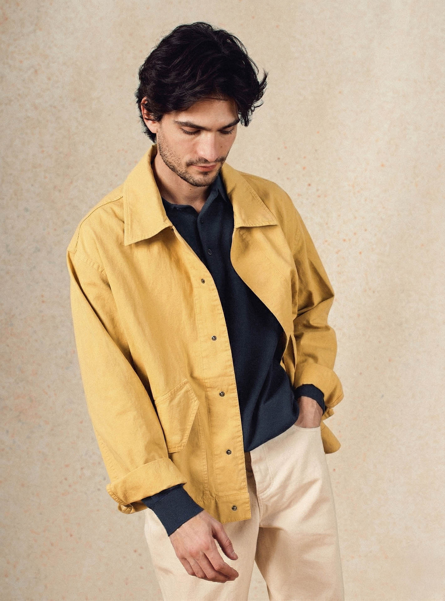 Benjamin Navy Sweater-4