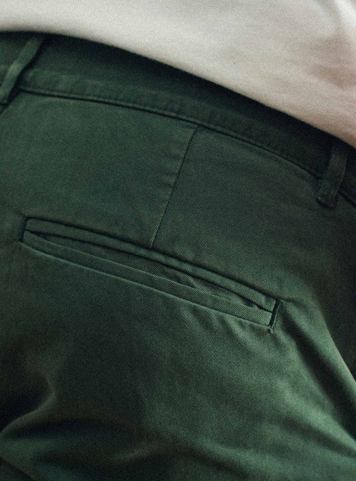 Short en coton Balibaris - Hanks Menthol - Plan taille