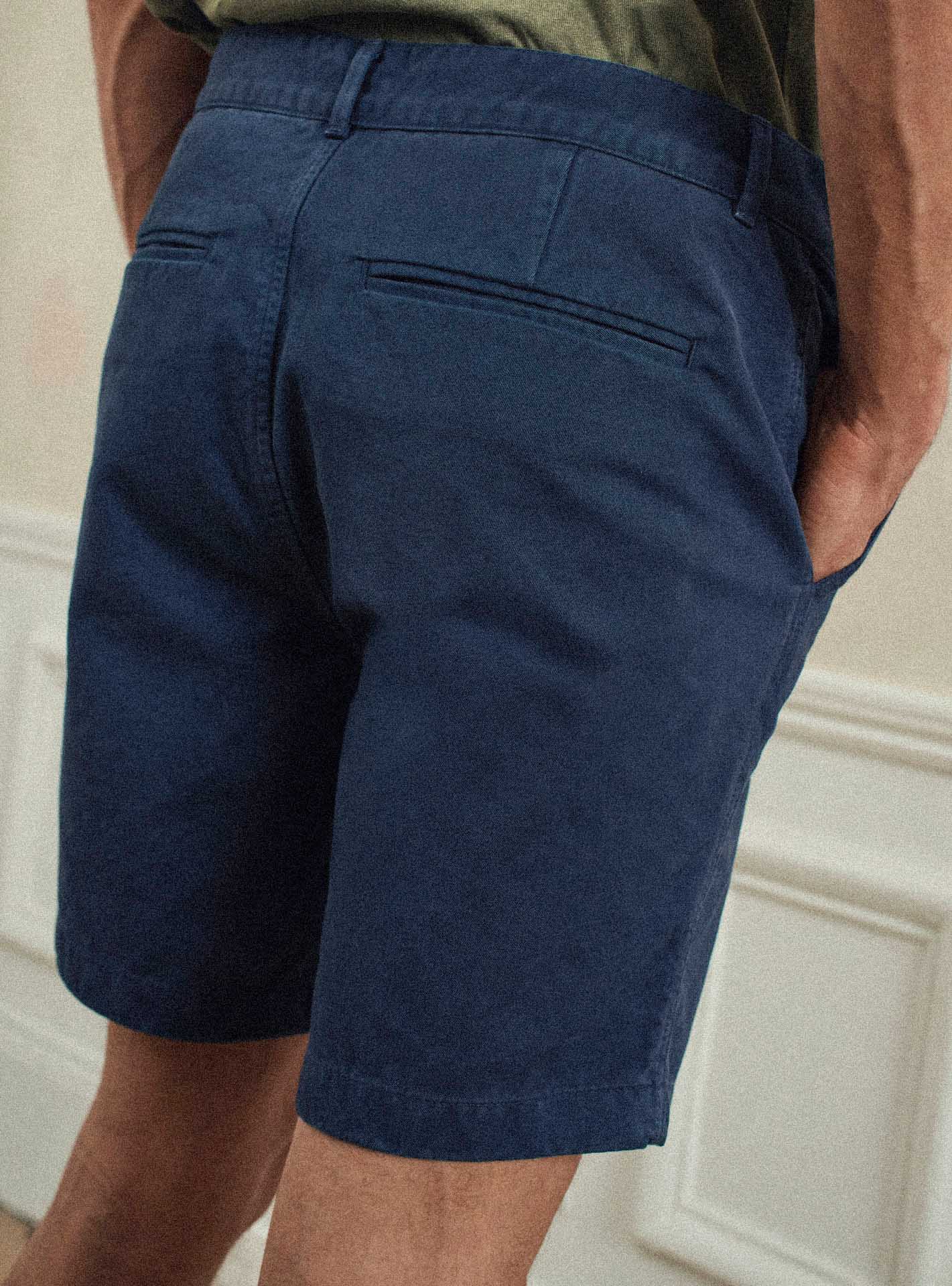 Short en coton Balibaris - Hanks Naval - Plan taille