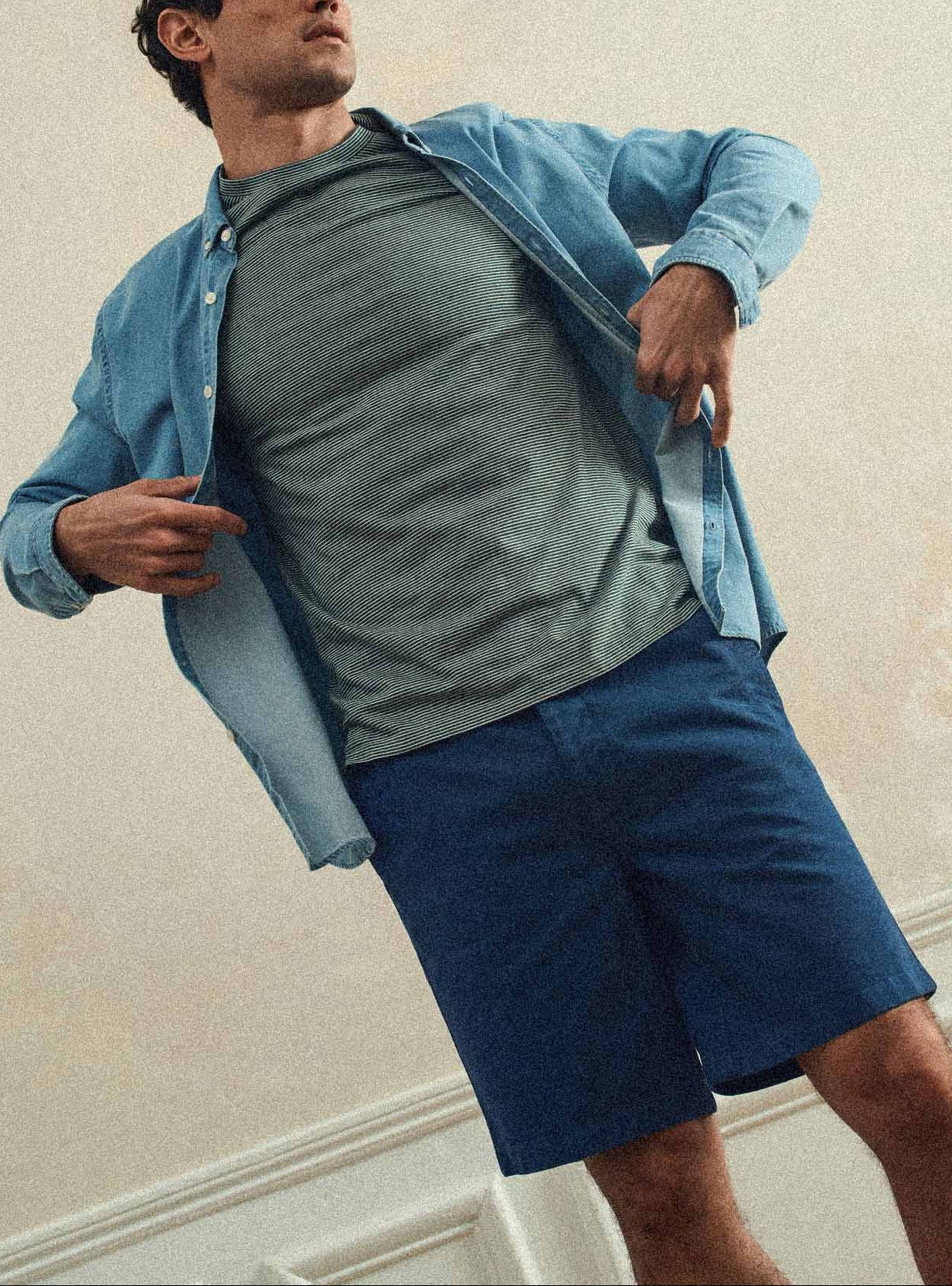 Hanks Indigo Shorts-2