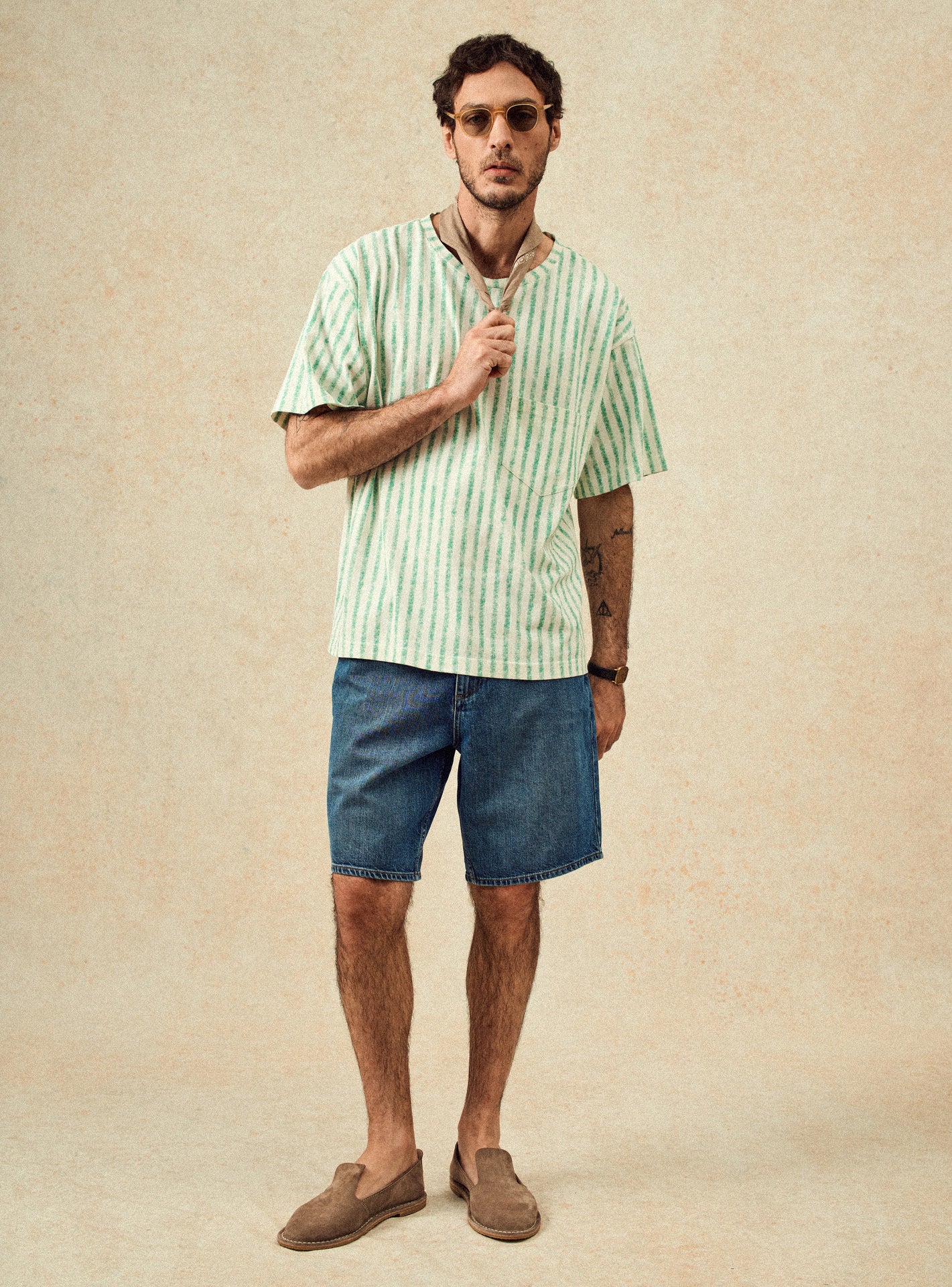 Short en coton Balibaris - Pio Double Stone