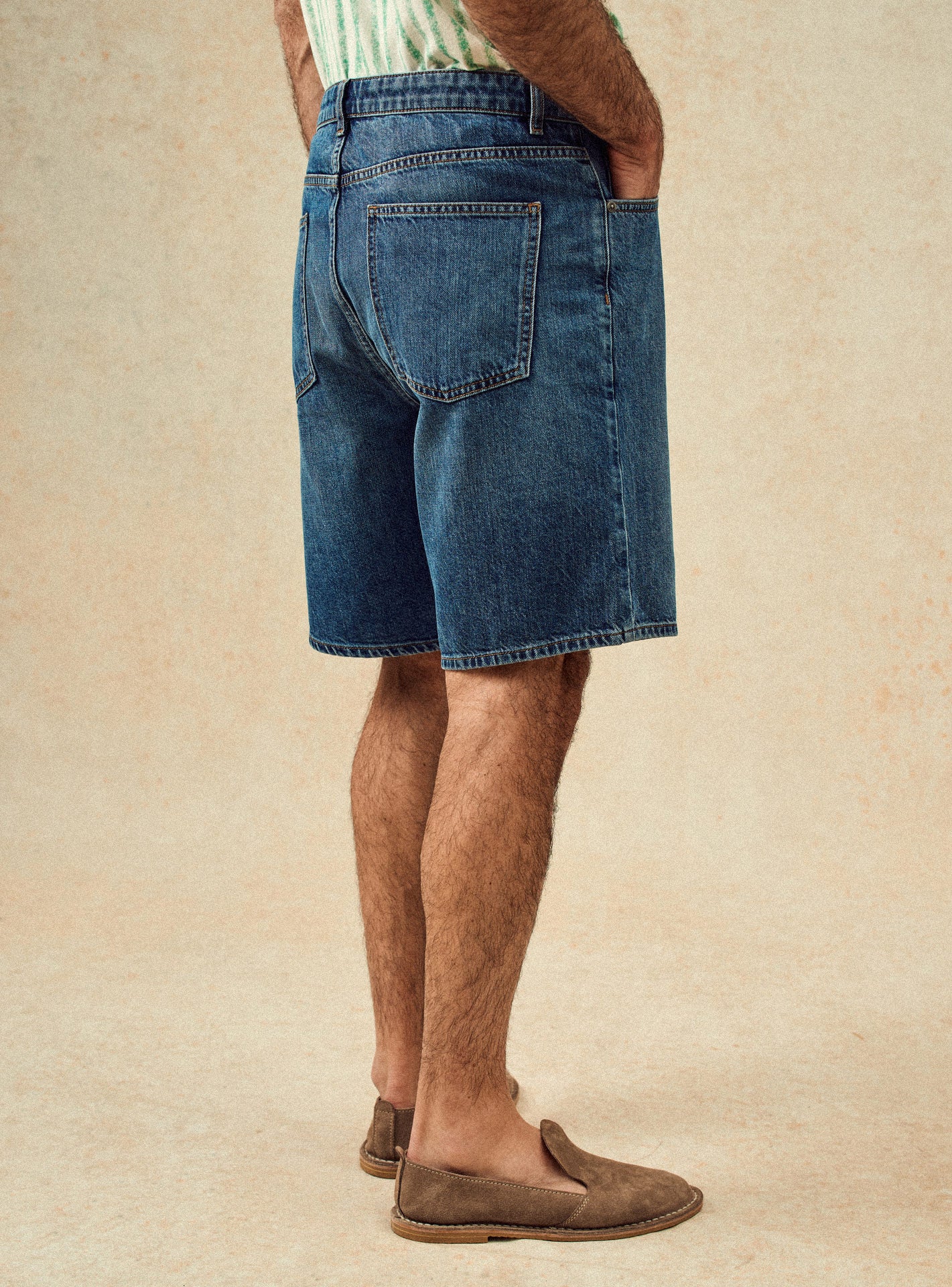 Short en coton Balibaris - Pio Double Stone - Plan taille