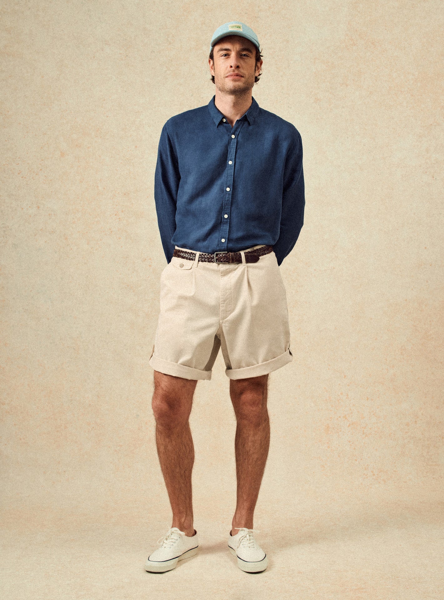 Short en coton Balibaris - Noé Brume