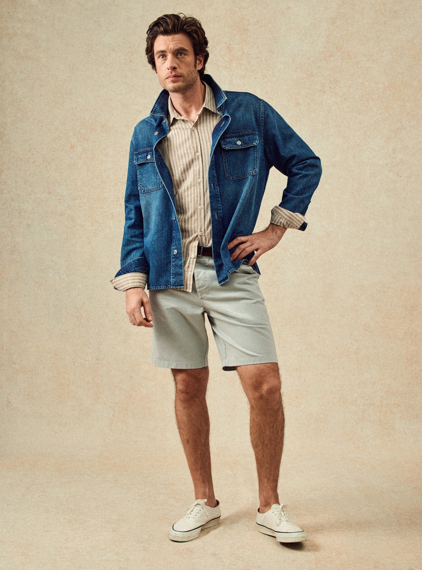 Short en coton Balibaris - Hanks Asperge