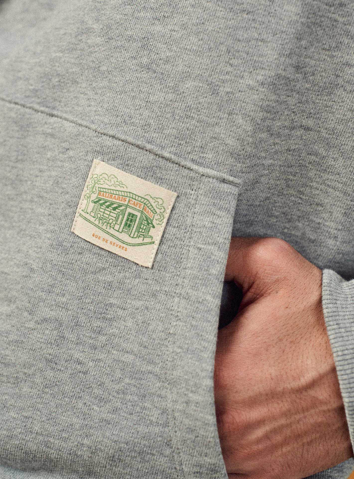 Sweat Hood Gris/Hills-2
