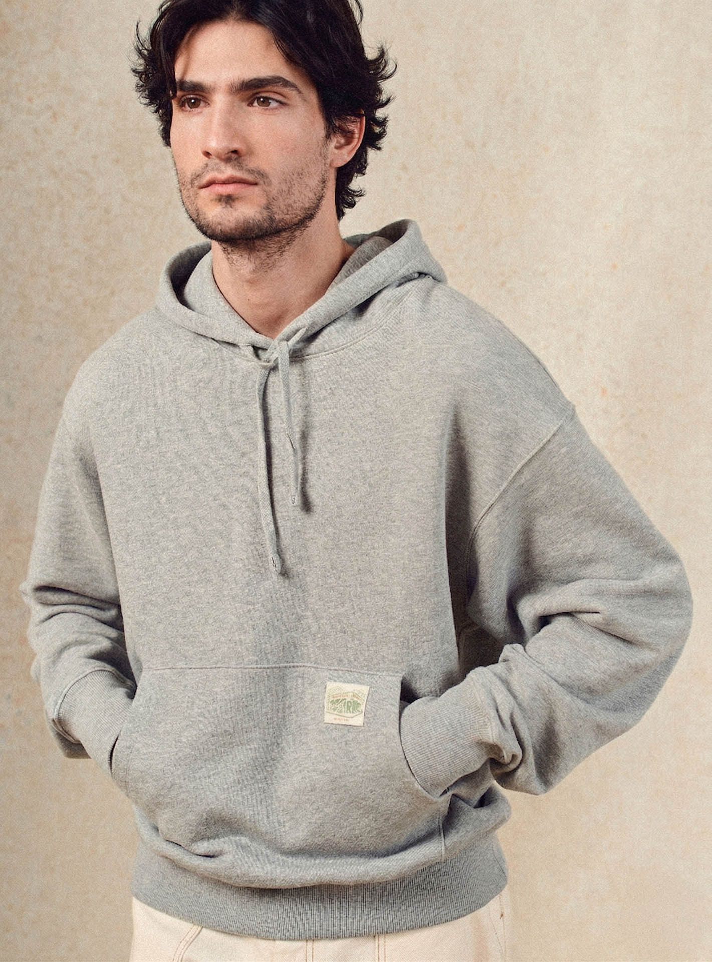 Sweat Hood Gris/Hills-1