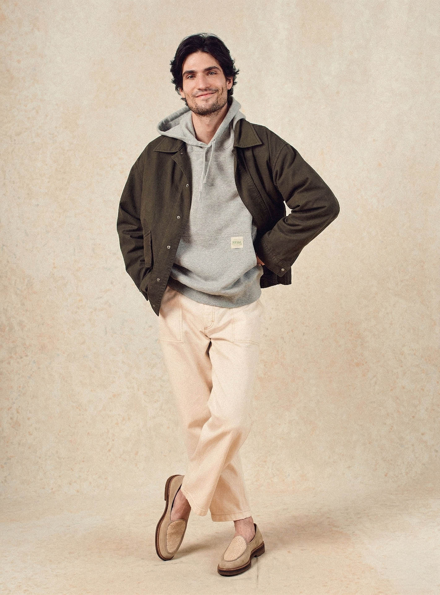Sweat gris en coton Balibaris - Hood