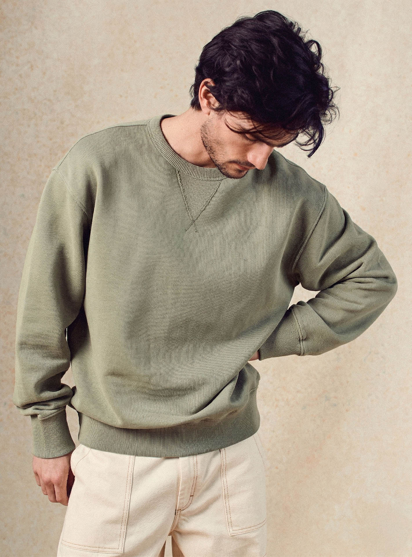 Sweat en coton Balibaris - Eden Lichen - Plan taille